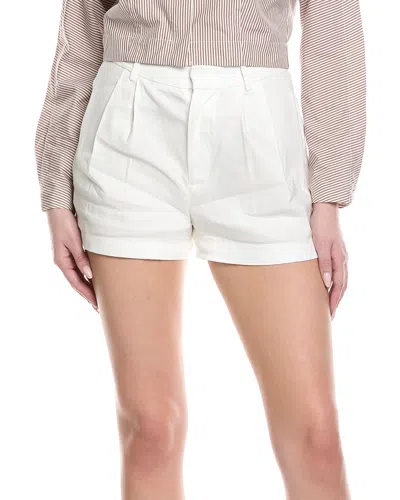 Alice And Olivia Conry Relaxed Long Shorts In White