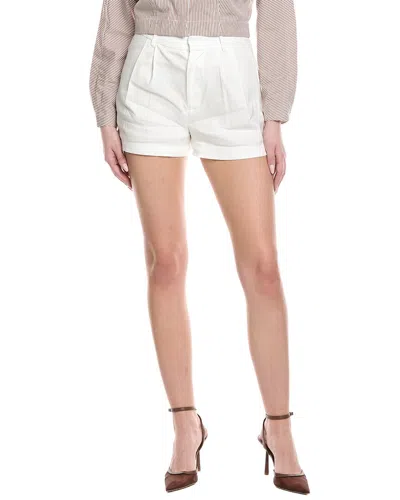Alice And Olivia Conry Relaxed Long Shorts In White
