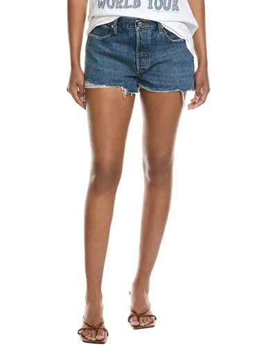 Frame The Hang Short Woman Denim Shorts Blue Size 31 Recycled Cotton