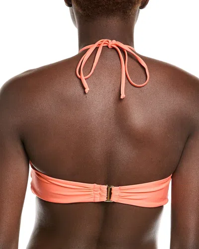 Ramy Brook Pearl Bikini Top In Orange