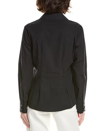 Sara Campbell Button Down Blouse In Black