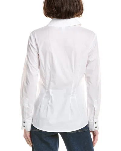 Sara Campbell Button Down Blouse In White