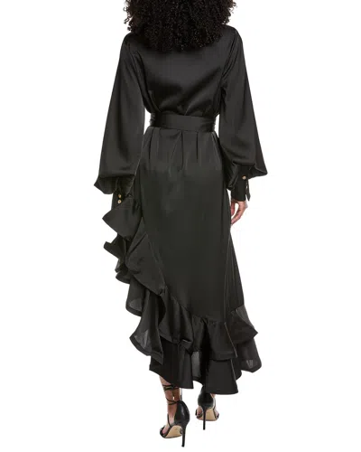 Beulah Solid Maxi Dress In Black