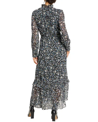 Nic + Zoe Nic+zoe Anabelle Cheetah Print Long Sleeve Dress In Multi