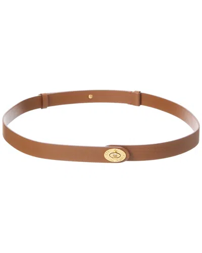 Burberry Cotswoods Leather Belt In Pattern