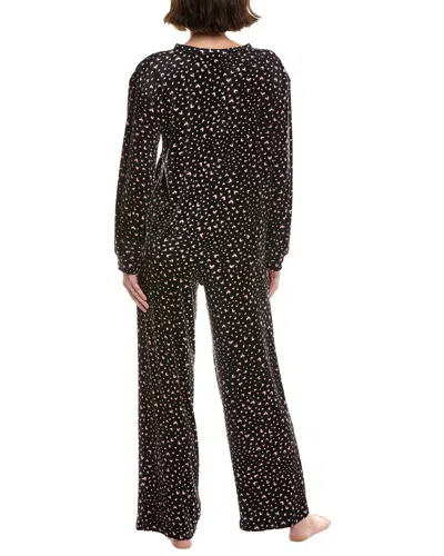 40 Winks 2pc Printed Pajama Set In Black