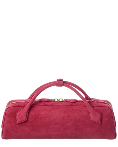 Alaïa Le Teckel Suede Clutch In Pattern