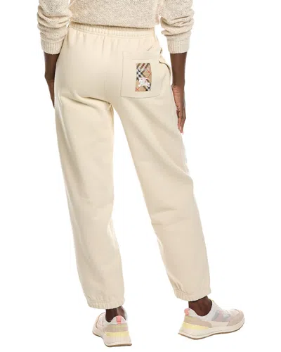 Burberry Check Sweatpant In Brown