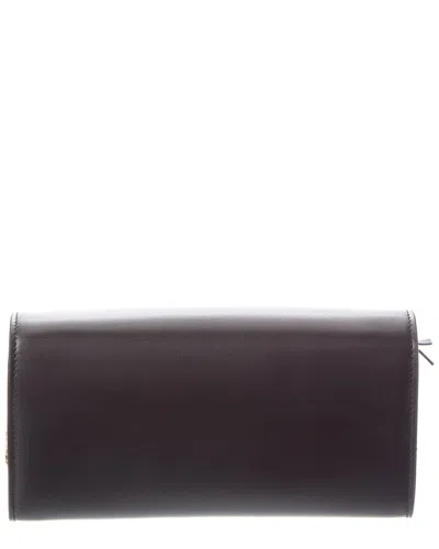 Balmain Buzz Leather Wallet On Chain In Pattern