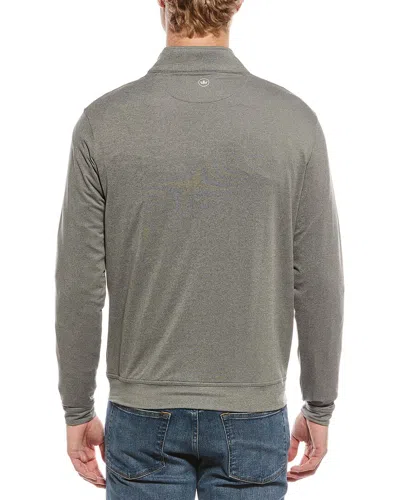Peter Millar Perth Melange Performance 1/4-zip Pullover In Orange