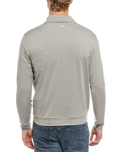 Peter Millar Perth Melange Performance 1/4-zip Pullover In Burgundy