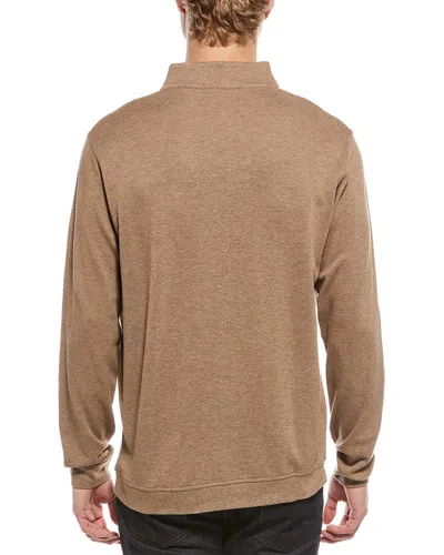 Peter Millar Quarter-zip Pullover In Gold