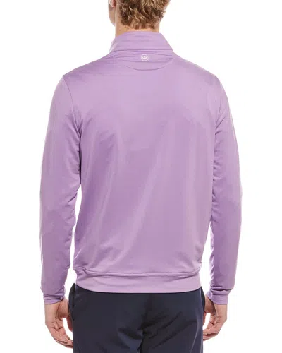 Peter Millar 1/4-zip Pullover In Metallic