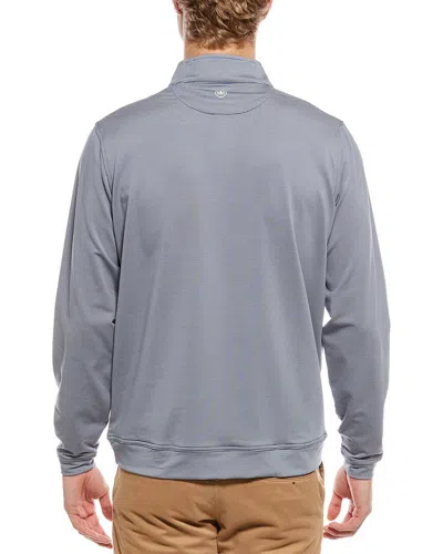 Peter Millar 1/4-zip Pullover In Gray