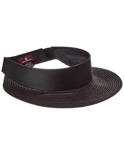 Bruno Magli Straw Visor In Brown
