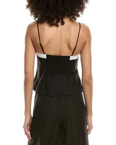 Simkhai Eleanor Button Down Cami Top In Black Multi In Black