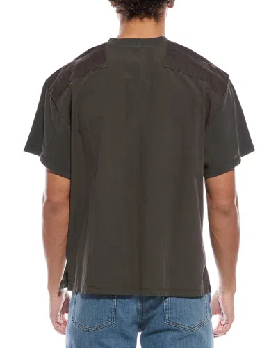 Helmut Lang Patch T-shirt In Gray