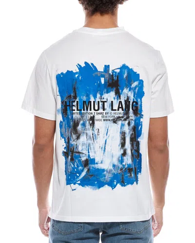 Helmut Lang Scribble Graphic T-shirt In White