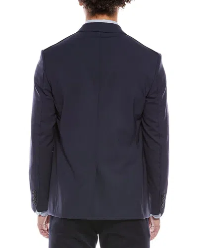 Theory Wool Suit Jacket In Blue