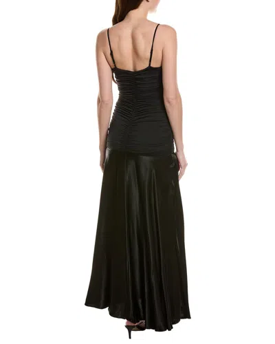 Bardot Lavanda Contrast Maxi Dress In Black