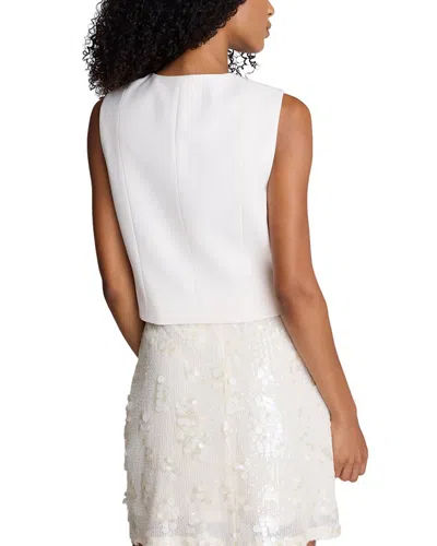 Kenneth Cole Three Button Vest In White