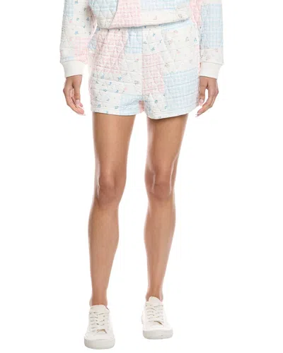 Vintage Havana Patchwork Quilted Short In Multi