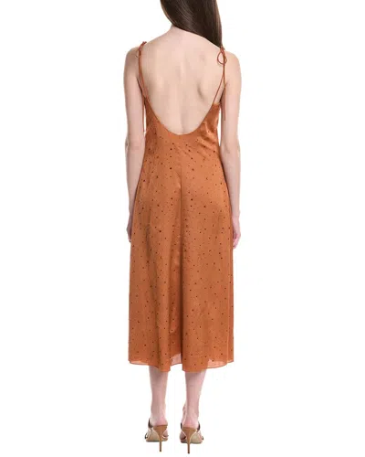 Sandro Woven Mini Dress In Red