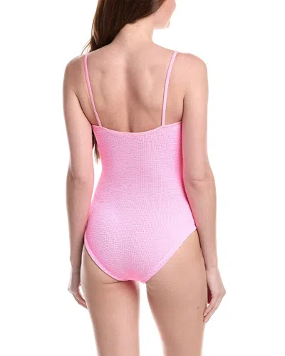 Hunza G Coverage Pamela Swim Bubblegum In Pink