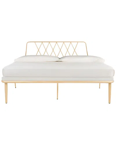 Safavieh Gatsby Bed Queen In White