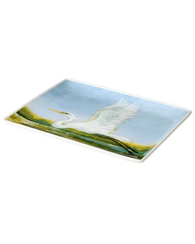 Certified International Coastal Birds Rectangular Platter In Multi