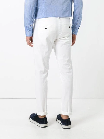 Shop Dondup Gaubert Trousers - White