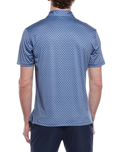 Tailorbyrd Printed Performance Short In Blue