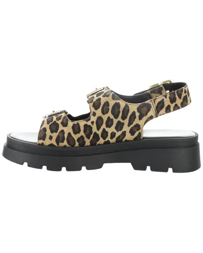Bos. & Co. Cipher Slingback Platform Sandal In Animal Print