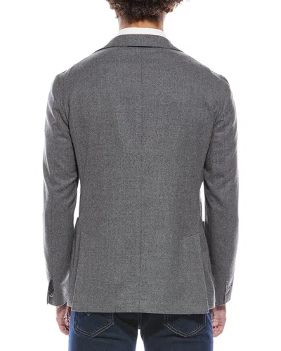 Eleventy Wool Suit Jacket In Gray