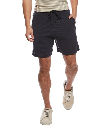 Atm Anthony Thomas Melillo Waffle Pull-on Short In Blue