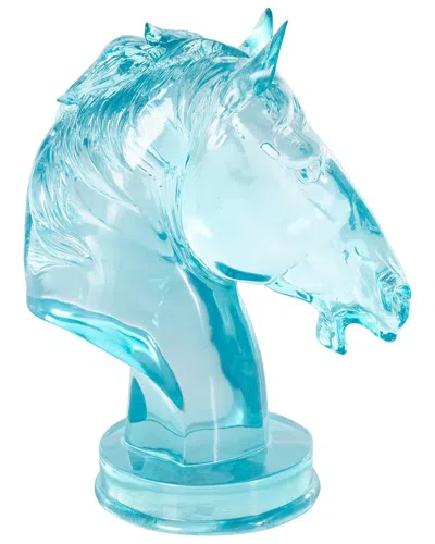 Peyton Lane Eclectic Resin Sculpture In Blue
