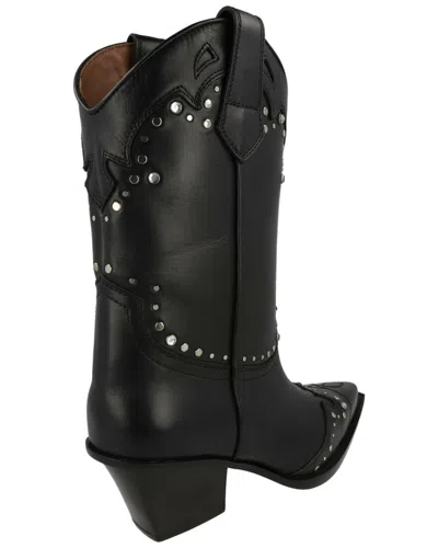 Paris Texas Janice Leather Boot In Blue