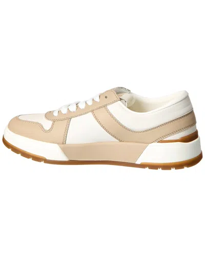 Max Mara Chill Leather Sneaker In White