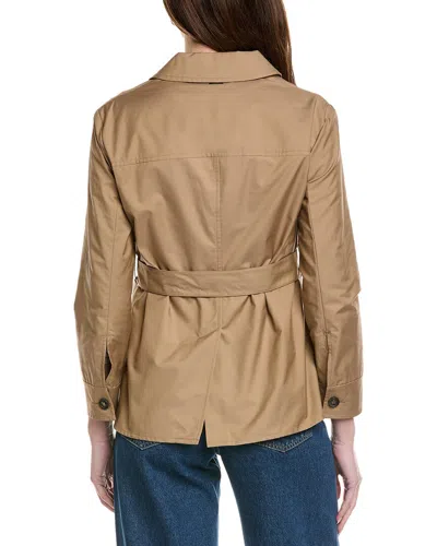Max Mara Giulia Solid Shirt In Brown