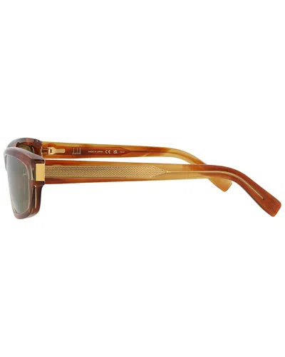 Dunhill 58mm Rectangular Sunglasses In Brown
