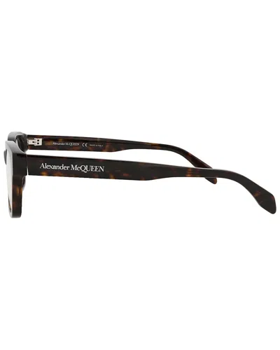 Alexander Mcqueen Men's Am0345o 55mm Optical Frames In Pattern