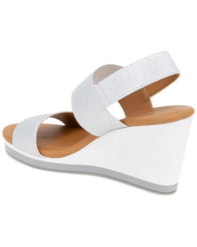 Andre Assous Nelson Wedge Sandal In White