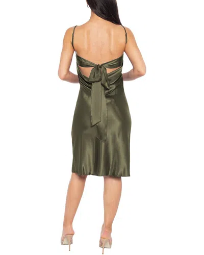 Jump Apparel Solid Mini Dress In Green