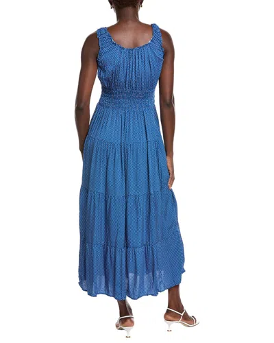 Anna Kay Chistine Dots Maxi Dress In Blue