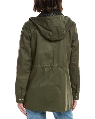 Hunter Short Rain Coat In Green