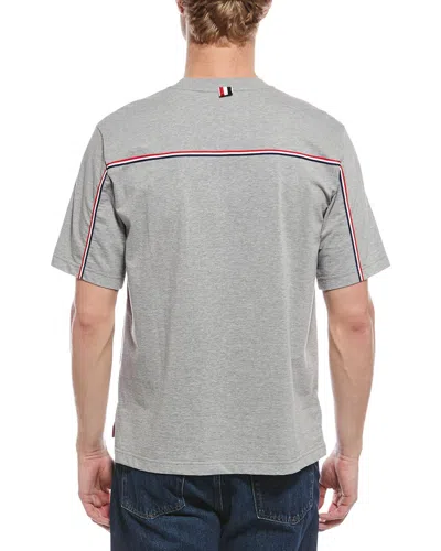 Thom Browne Oversized T-shirt In Gray