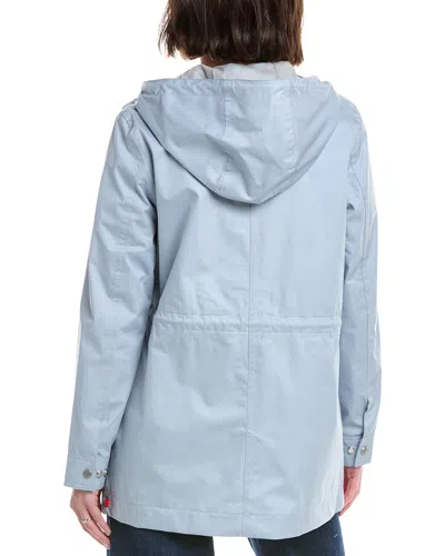 Hunter Short Rain Coat In Blue