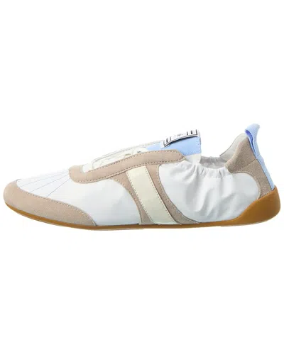 Chloé Logo-detail Nylon Sneaker With Rubber Sole In Multi