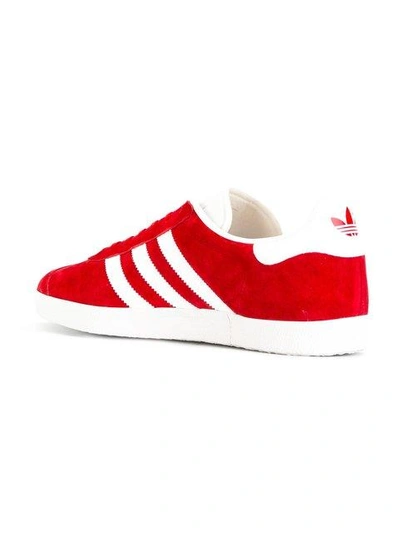 Shop Adidas Originals Gazelle Sneakers In Scarlet