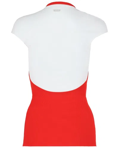 Ferragamo Layered Top In Red
